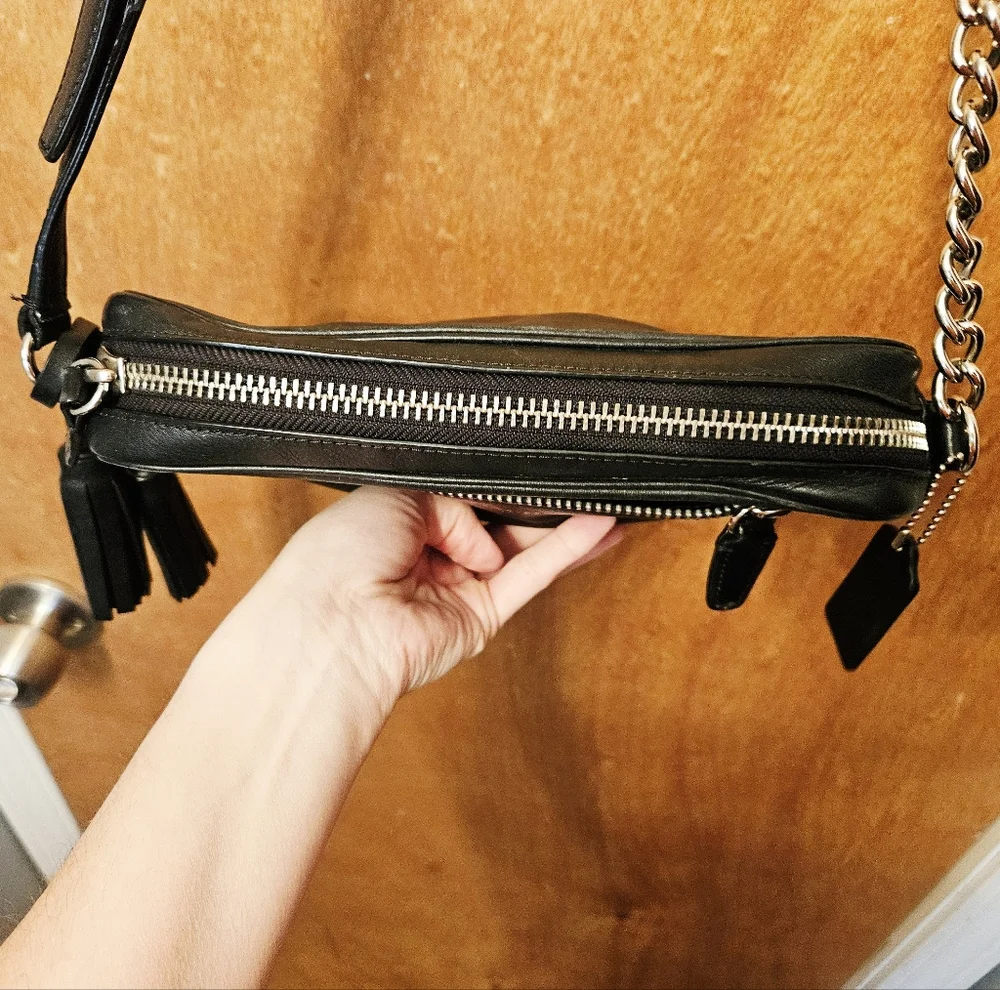 Coach 2013 Legacy Leather Flight Crossbody Bag-Black - Picture 8 of 16